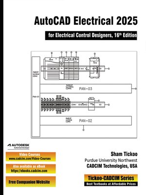 cover image of AutoCAD Electrical 2025 for Electrical Control Designers, 1